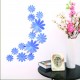 Nálepky a samolepky na zeď, barevné květy, 3D dekorace do každého pokoje