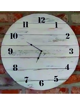 Dřevěné hodiny klid Kruhové hodiny. Fi 50 cm