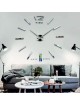 Velké 3D nalepovací nástěnné hodiny, moderní 3D hodiny na stěnu. Nástěnné hodiny do kuchyně a do obýváku.
