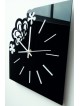 Moderní hodiny na zed, Nástěnné hodiny jako dárek, 3D Hodiny mandala.