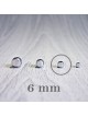Hematit světlý - korálek minerál - FI 4 mm