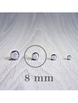 Hematit světlý - korálek minerál - FI 8 mm