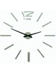 Moderní hodiny na stěnu, nástěnné hodiny ze dřeva, překližka