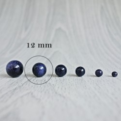 Aventurín modrý - korálek minerál - FI 12 mm