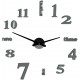 Moderní nástěnné hodiny sedm 2D plexi MIRROR
