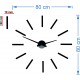 Moderní nástěnné hodiny paličky 2D plexi MIRROR
