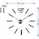 Nástěnné hodiny velké nalepovací OMEGA. plexisklo XMOMO