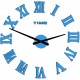 Nástěnné hodiny nalepovací MAXI PLEXI - římská čísla 2D