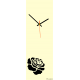 Nástěnné hodiny květ (moderní hodiny na stěnu) RŮŽE