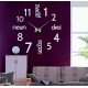 Moderní hodiny na stěnu DIY DRYWALL 3D