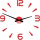 Moderní nástěnné hodiny nalepovací Stor 2D plexi