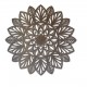 Vyřezávaný květ mandala dřevěný obraz na stěnu z překližky kvet