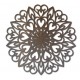 Vyřezávaná mandala květ dřevěný obraz na stěnu z překližky