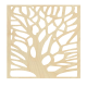 Vyřezávaný obraz na stěnu z dřevěné překližky strom OŘECH