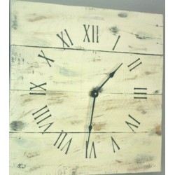 Dřevěné hodiny římská čísla POHODA