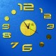 3D hodiny Nalepovací nástěnné hodiny